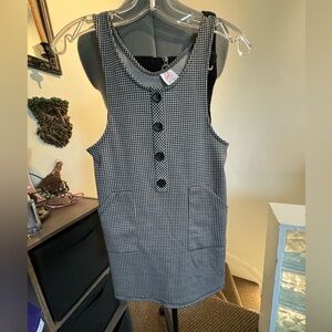 Fun black and white mini dress